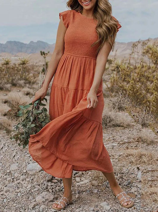 Sommertraum – Rüschenkleid mit Taschen für jeden Anlass